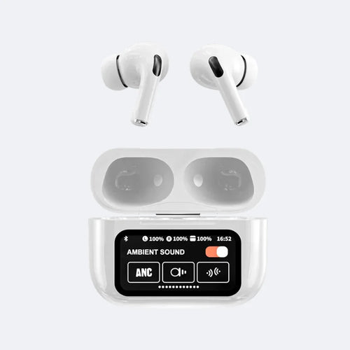 A9 Pro ANC/ENC Display Wireless Earbuds - With Free Cash on Delivery